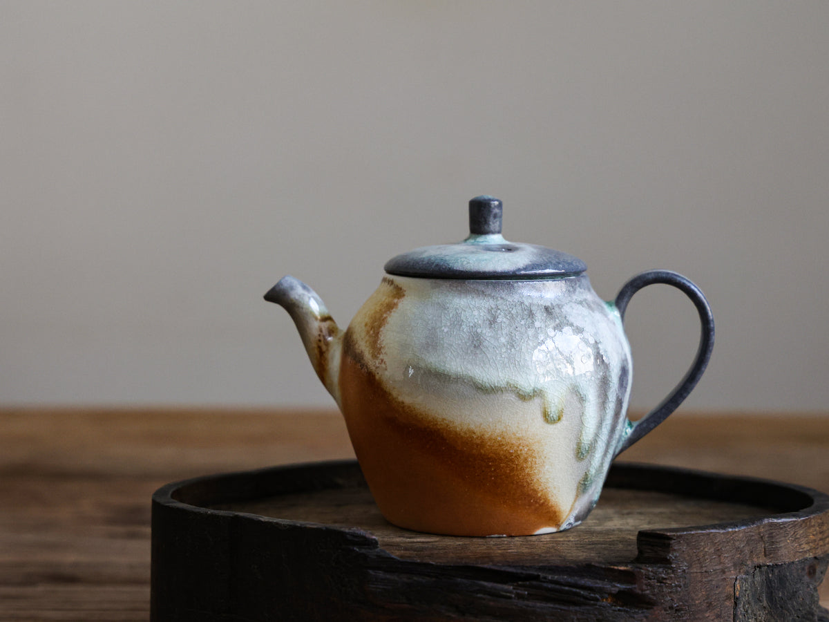 Dripping Woodfired Teapot Chasing Tea