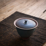Indigo & burgundy Gaiwan