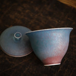 Indigo & burgundy Gaiwan