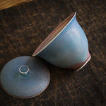 Indigo & burgundy Gaiwan