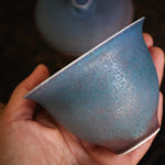 Indigo & burgundy Gaiwan