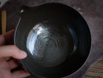 Handpainted Leaves Mettalic Tea Bowl (chawan) #06