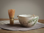 Hand-pained Matcha Ceremony Scene Tea Bowl