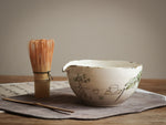 Hand-pained Matcha Ceremony Scene Tea Bowl