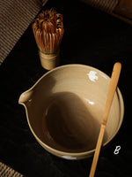 Hand-painted Birds Tea Bowl ( Matcha Chawan)- Light