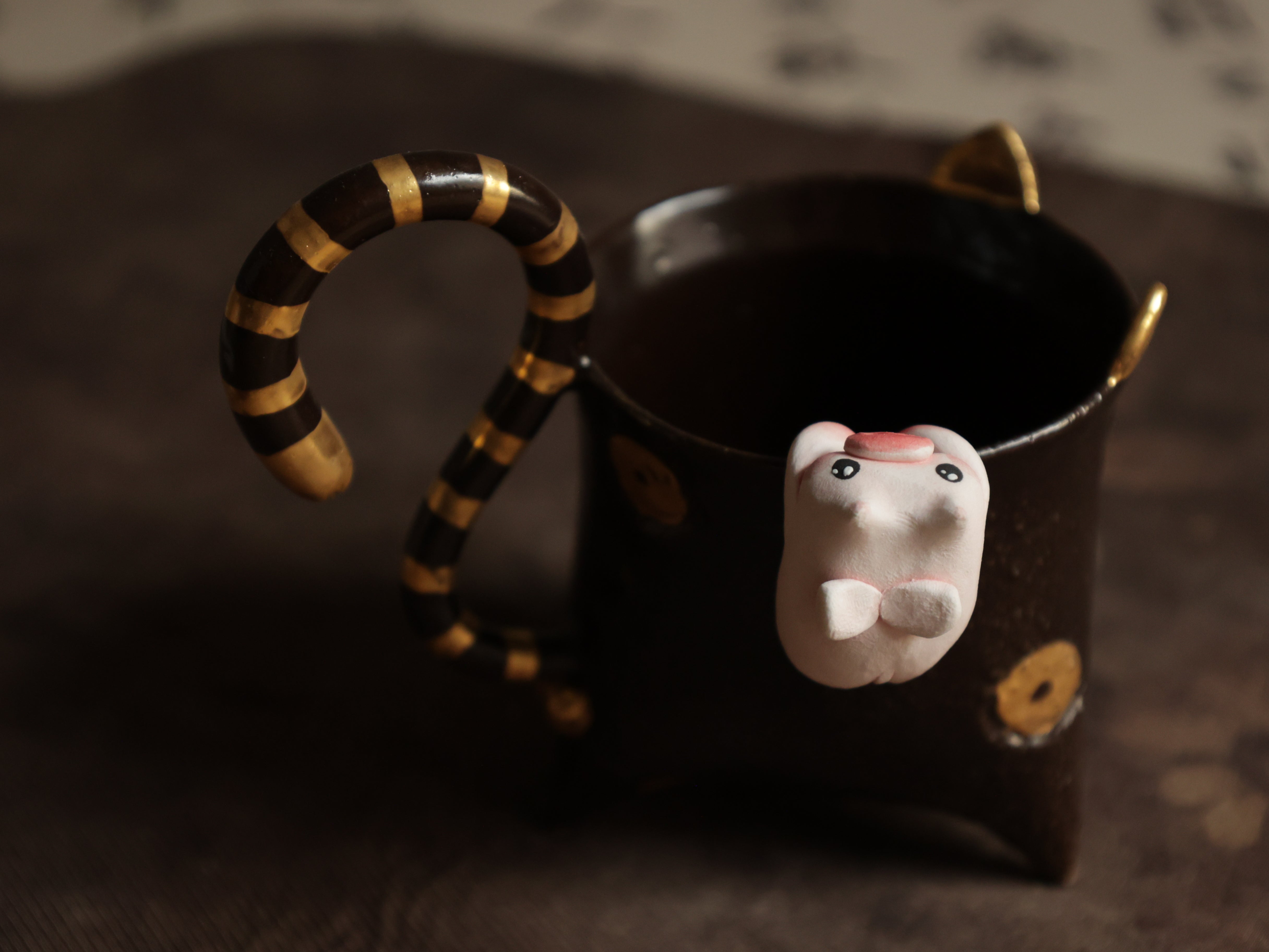 Little Pink Angel Pig - Tea Pet