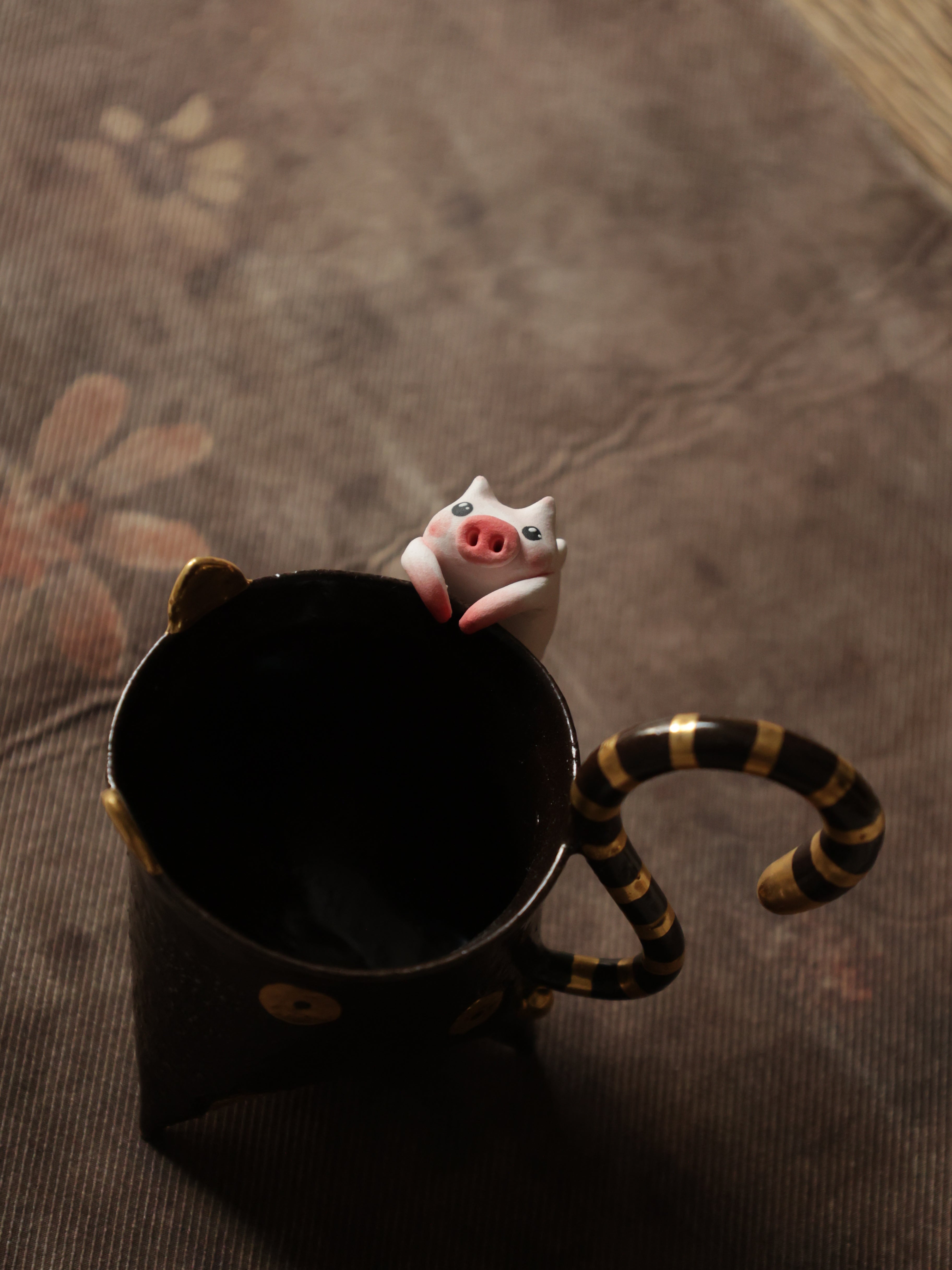 Little Pink Angel Pig - Tea Pet