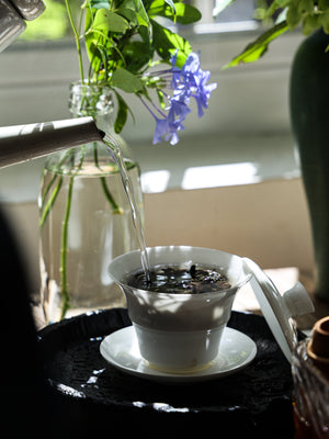 Classic Thin Porcelain Gaiwan (with a saucer)