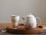 Handpainted Feitian Woodfired Teapot