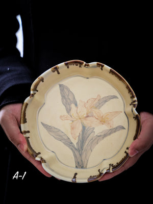 Countryside Garden Handpainted Plate