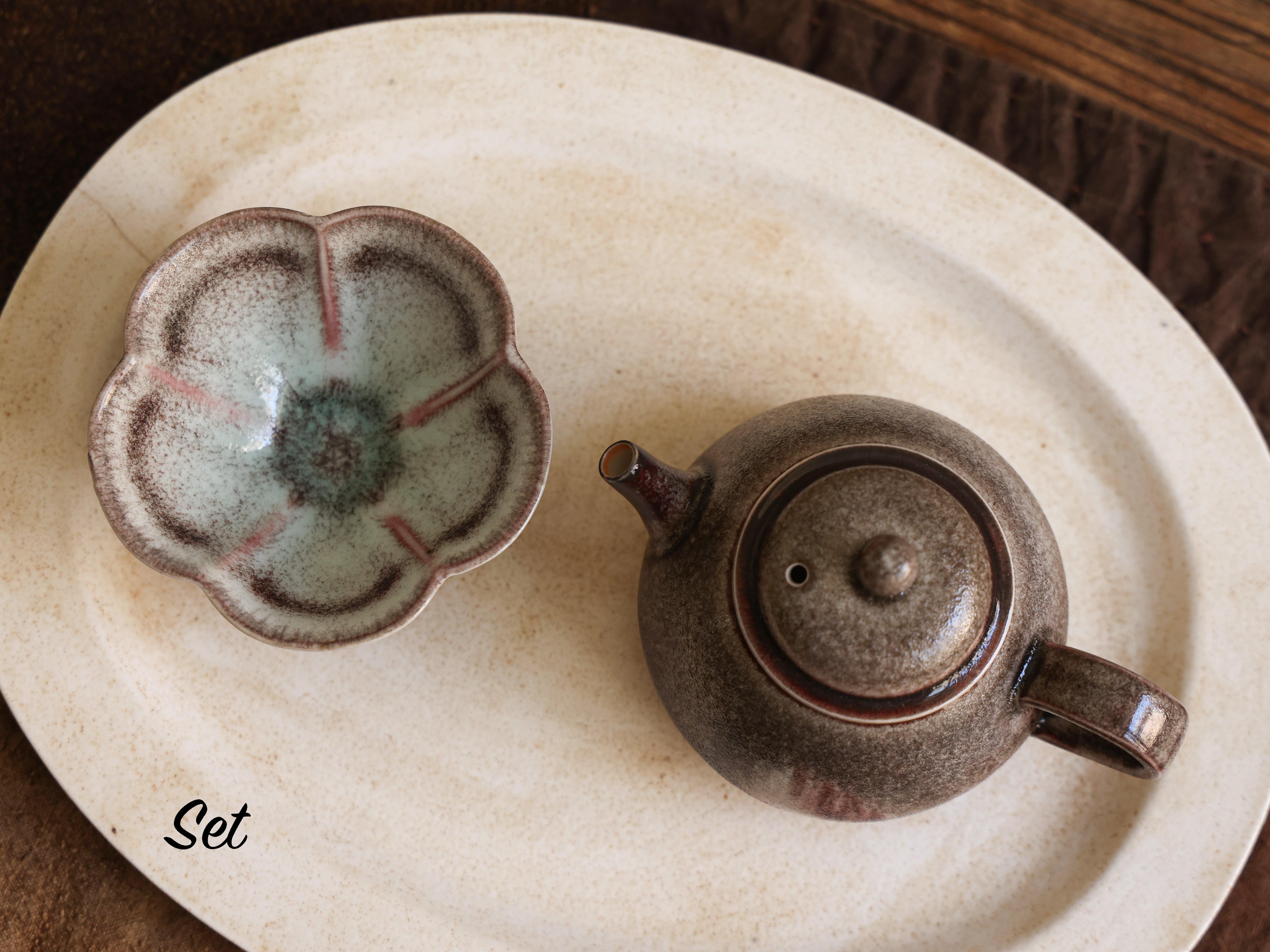 Dusty Gray Teapot