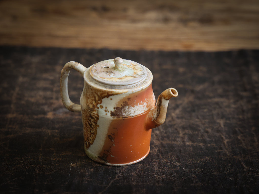 Bamboo Gradation Woodfired Teapot