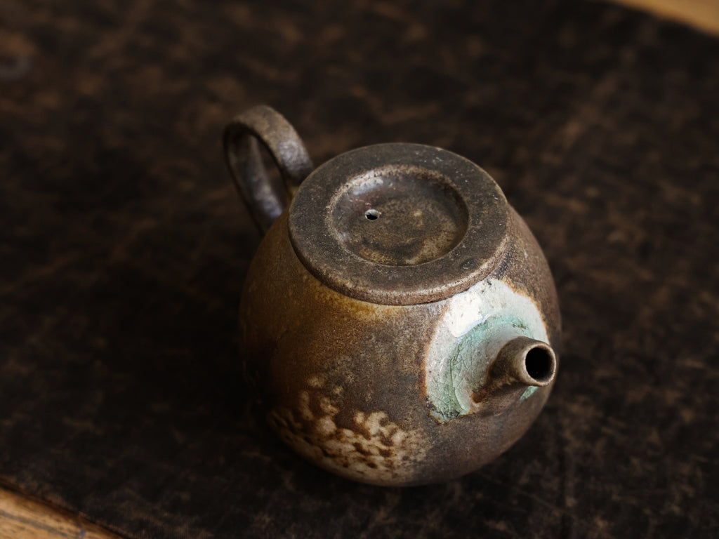 Green Eye Woodfired Teapot
