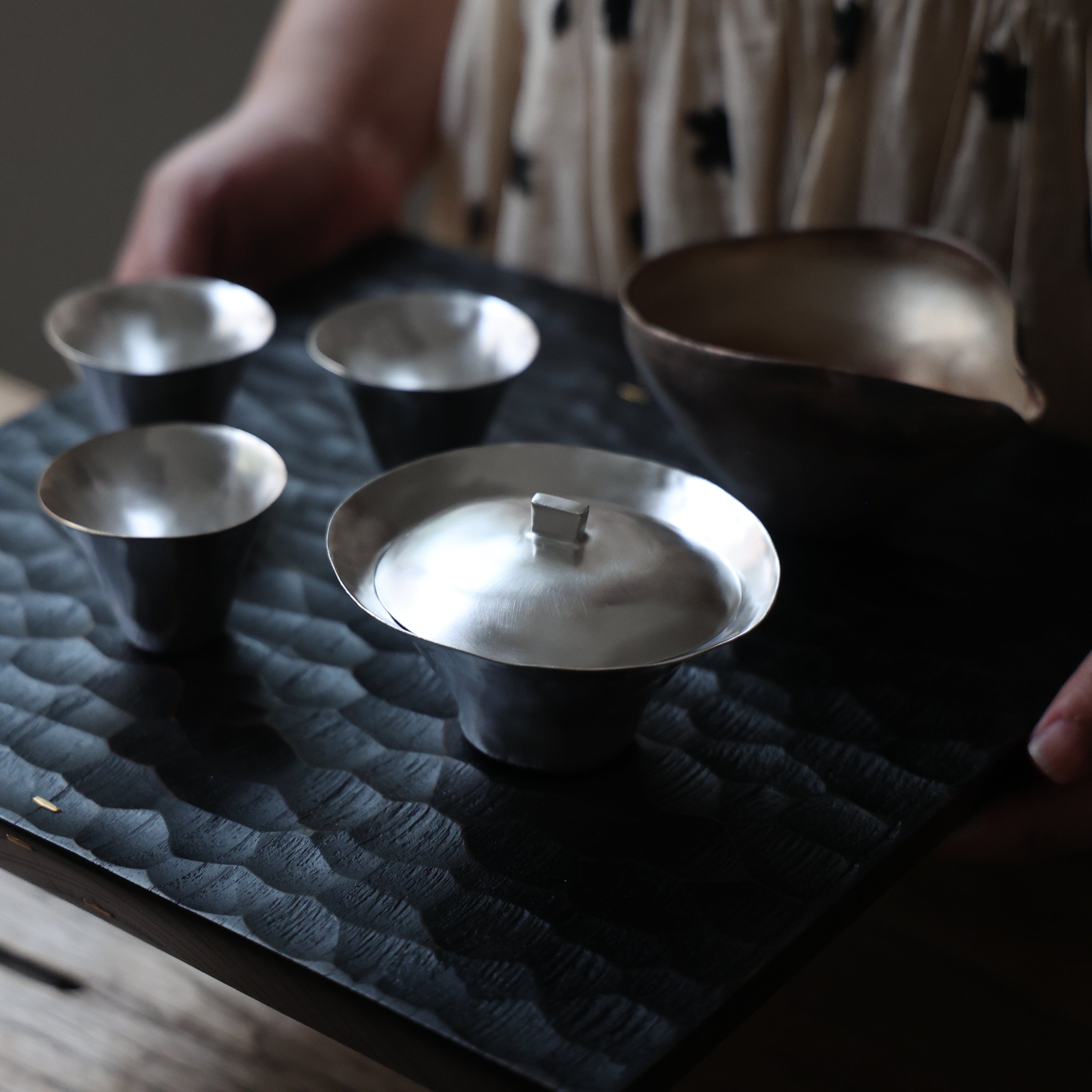 Paper Thin Gaiwan - Silver