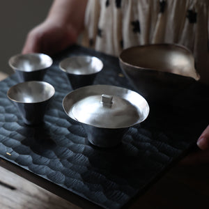 Paper Thin Gaiwan - Silver