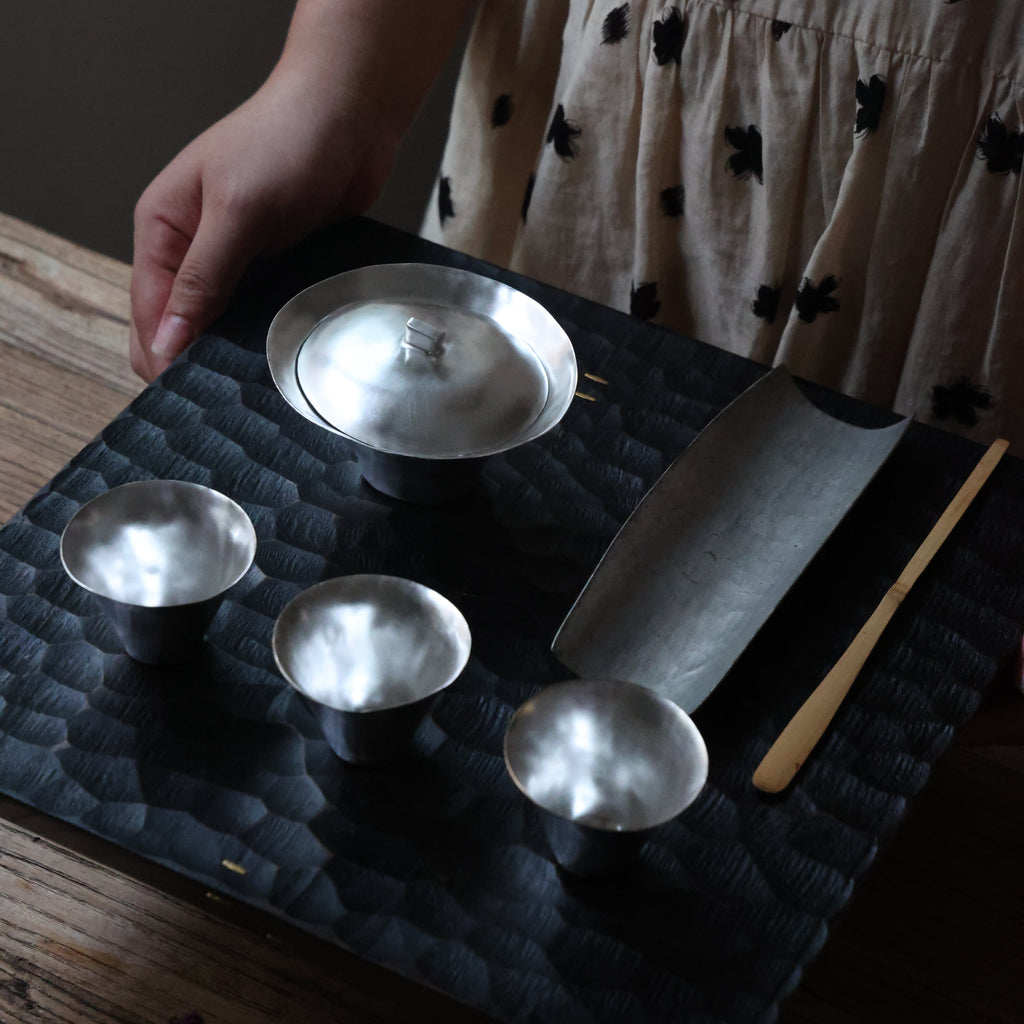 Paper Thin Silvered Teacup