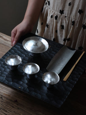 Paper Thin Gaiwan - Silver