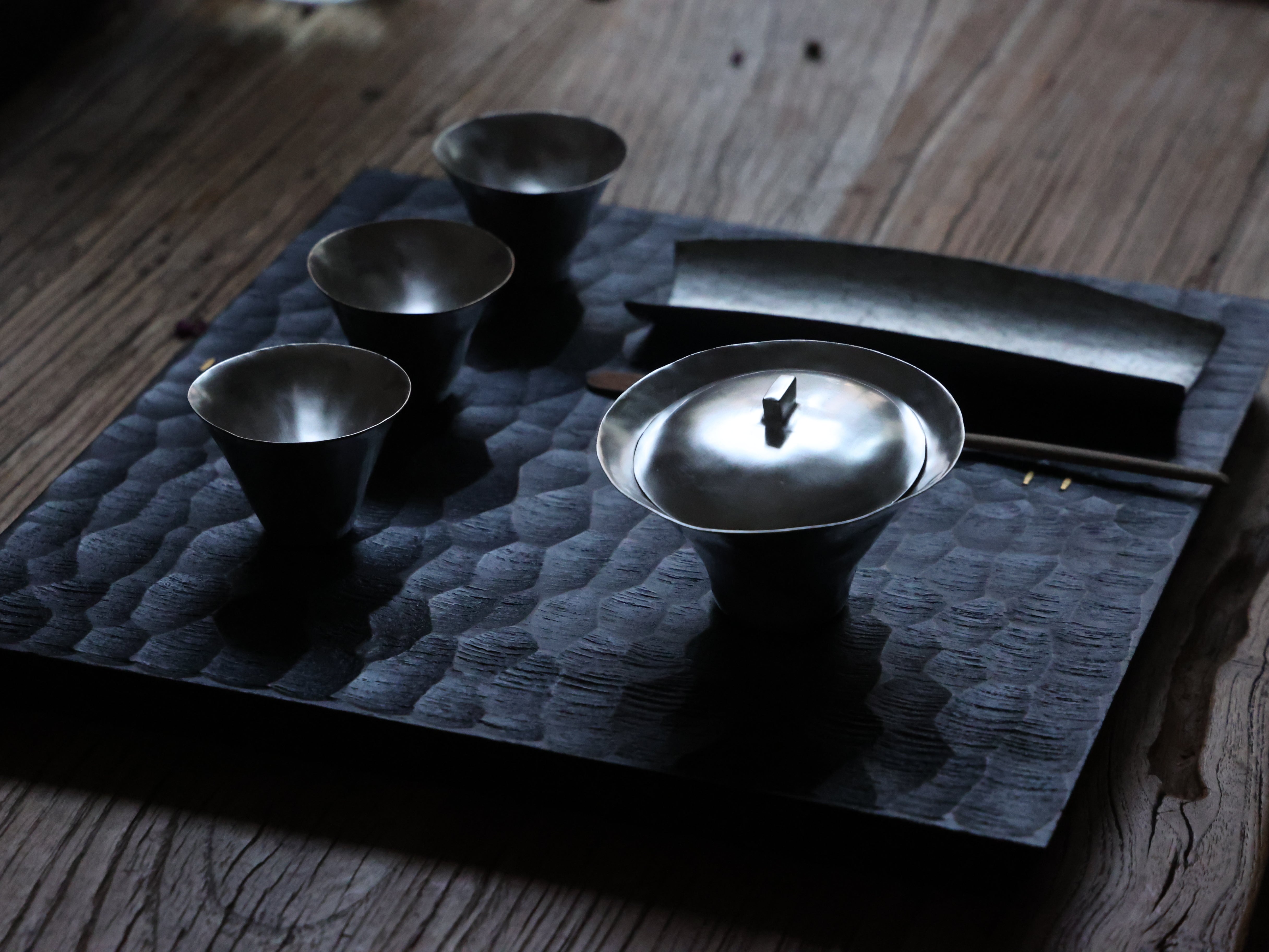 Paper Thin Gaiwan - Silver