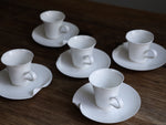 Pure White Lotus cup set (with saucer)