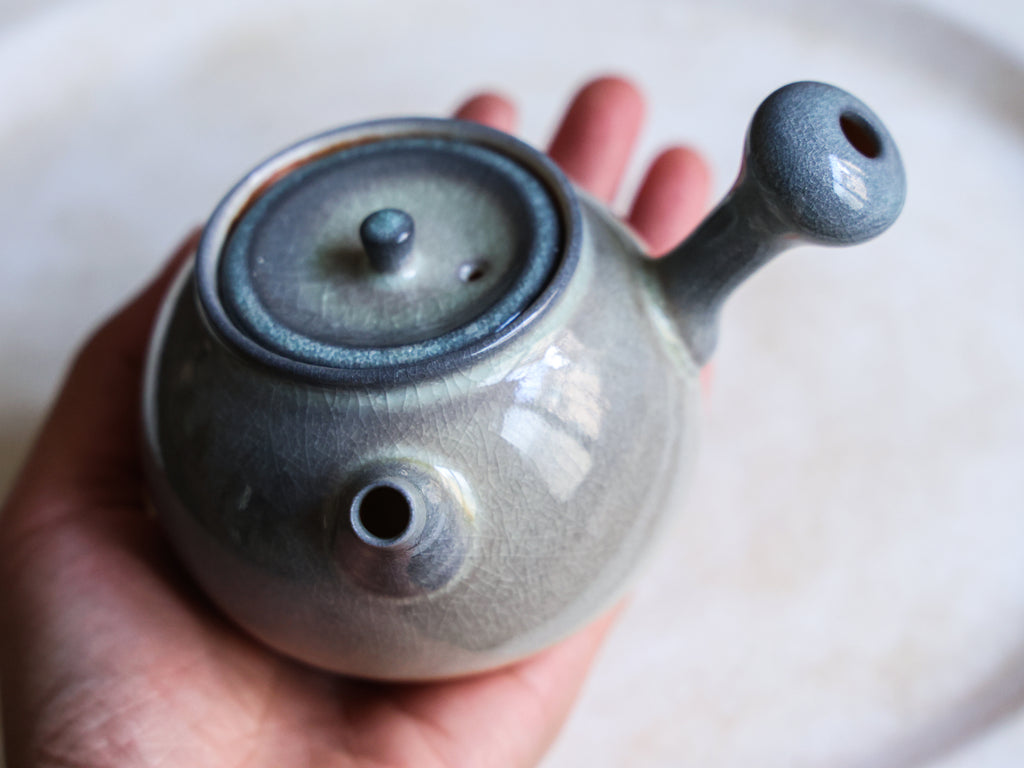 Cloudy Woodfired Teapot