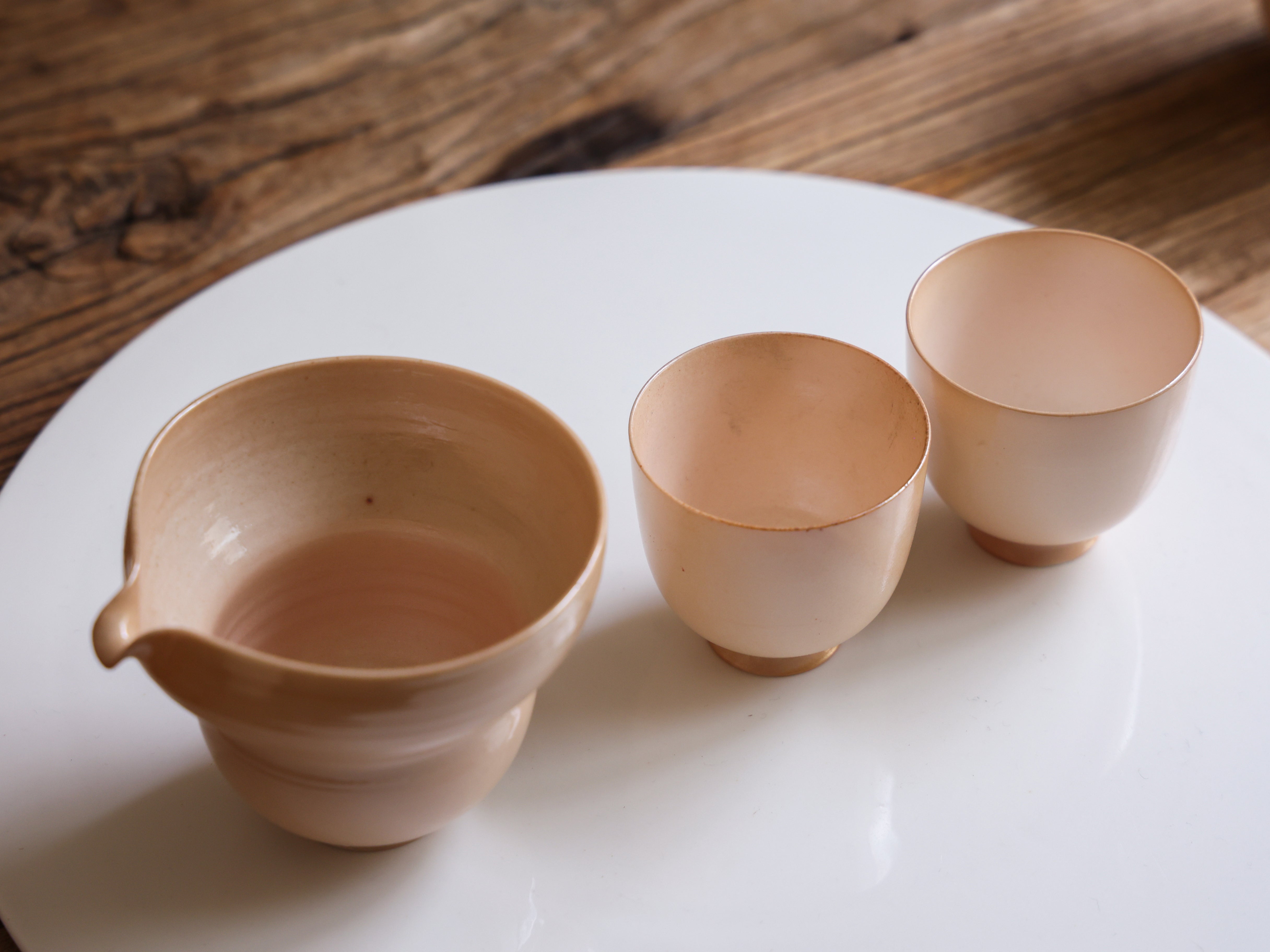 Rose Gold Woodfired Faircup