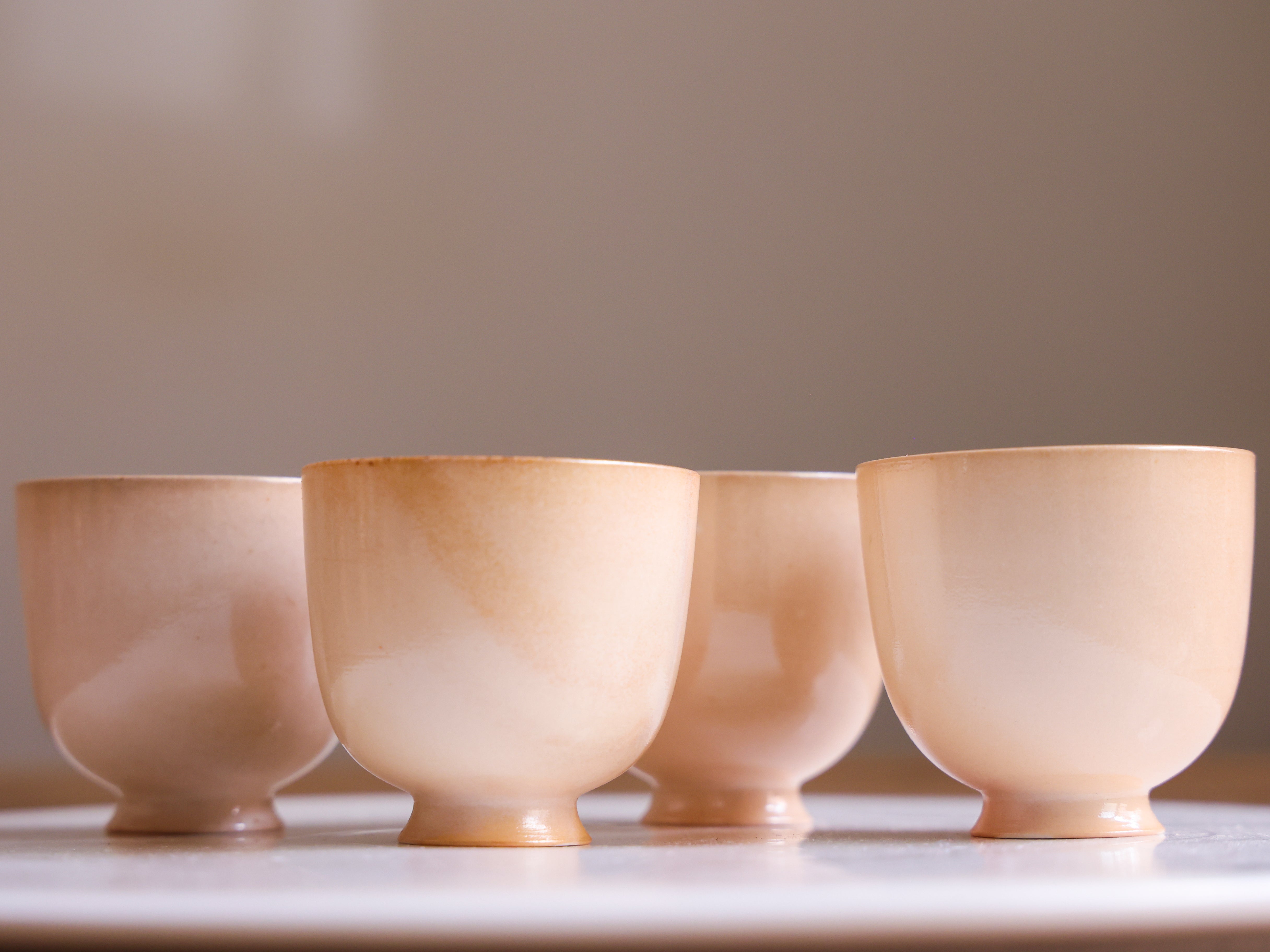 Rose Gold Woodfired Teacup