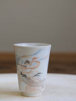 Handpainted Feitian Woodfired Teacup #005
