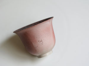 Rose Pink Woodfired Teacup