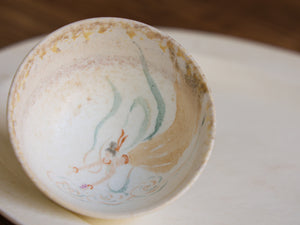 Handpainted Feitian Woodfired Teacup #06