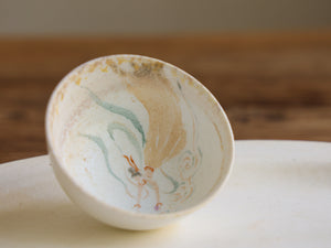 Handpainted Feitian Woodfired Teacup #006