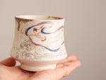 Handpainted Feitian Woodfired Teacup #008