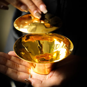 Paper Thin Gold Glaze Gaiwan