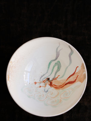 Handpainted Feitian Woodfired Teacup #11