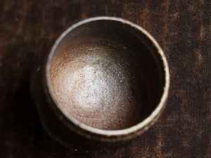 Handcarved Whale Woodfired Teacup