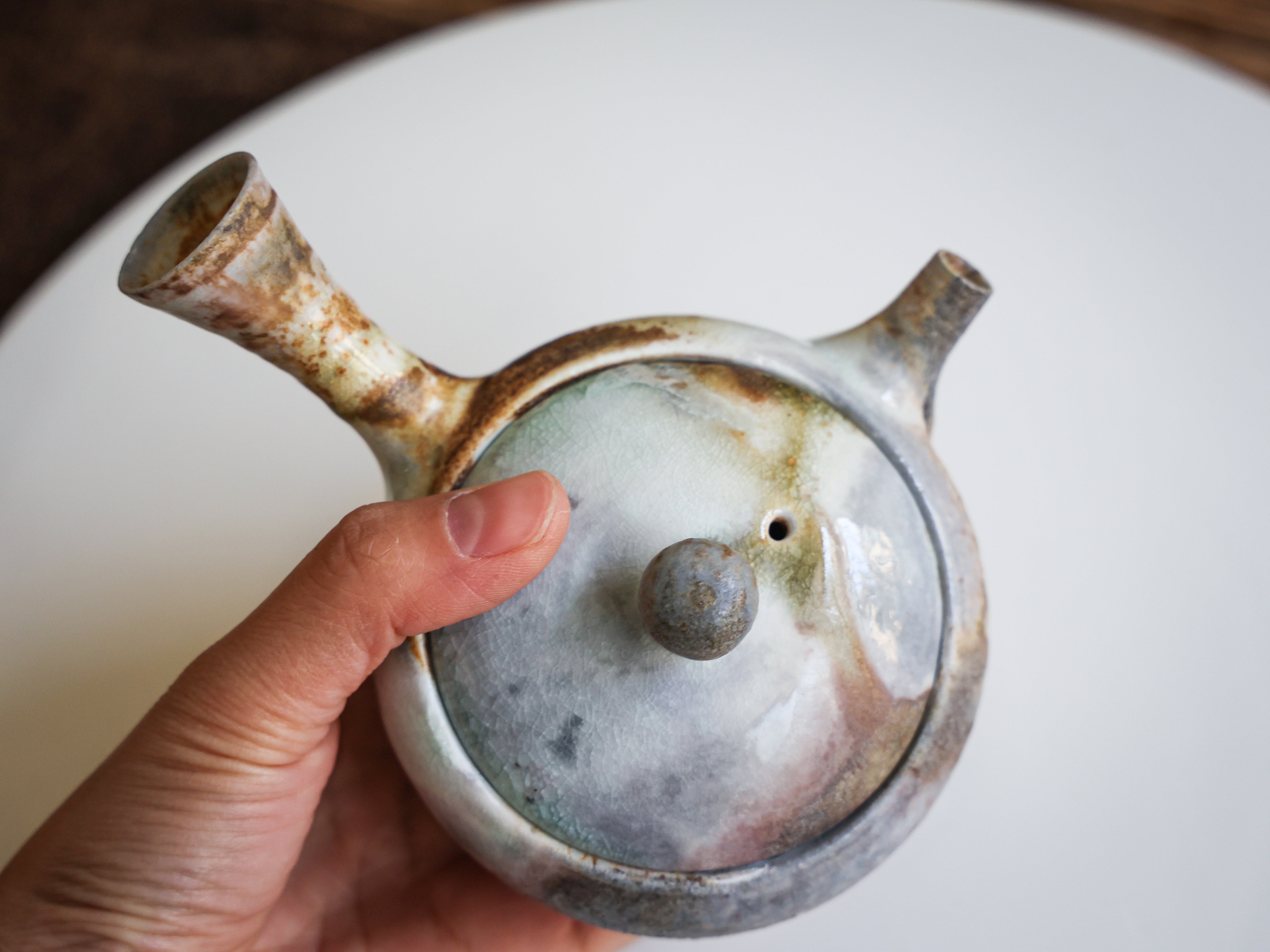 Rare Brilliant Woodfired Teapot