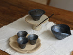 Paper Thin Metallic Clay Teacup