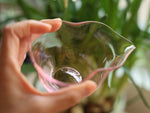 Handblown Pink Gourd Glass Faircup