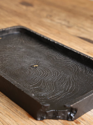 Tree Pattern Wooden Tea Tray - rectangle