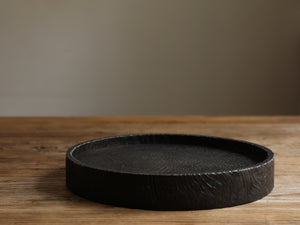 Tree pattern Wooden Tray - Round