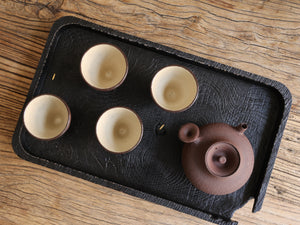 Tree Pattern Wooden Tea Tray - rectangle