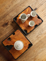 Square Wooden Tray