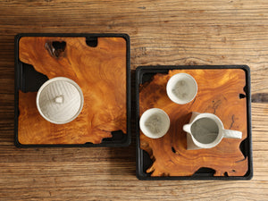 Square Wooden Tray