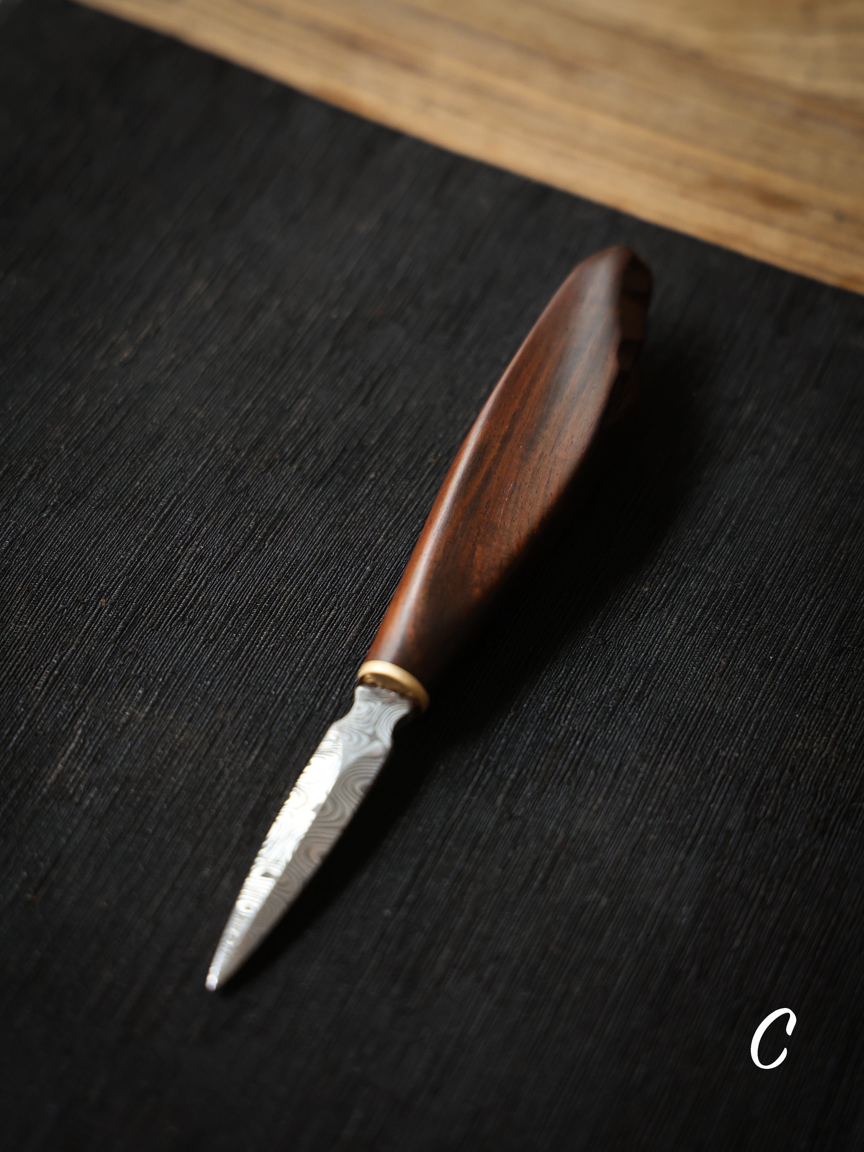 Rose Wood Tea Cake Knife