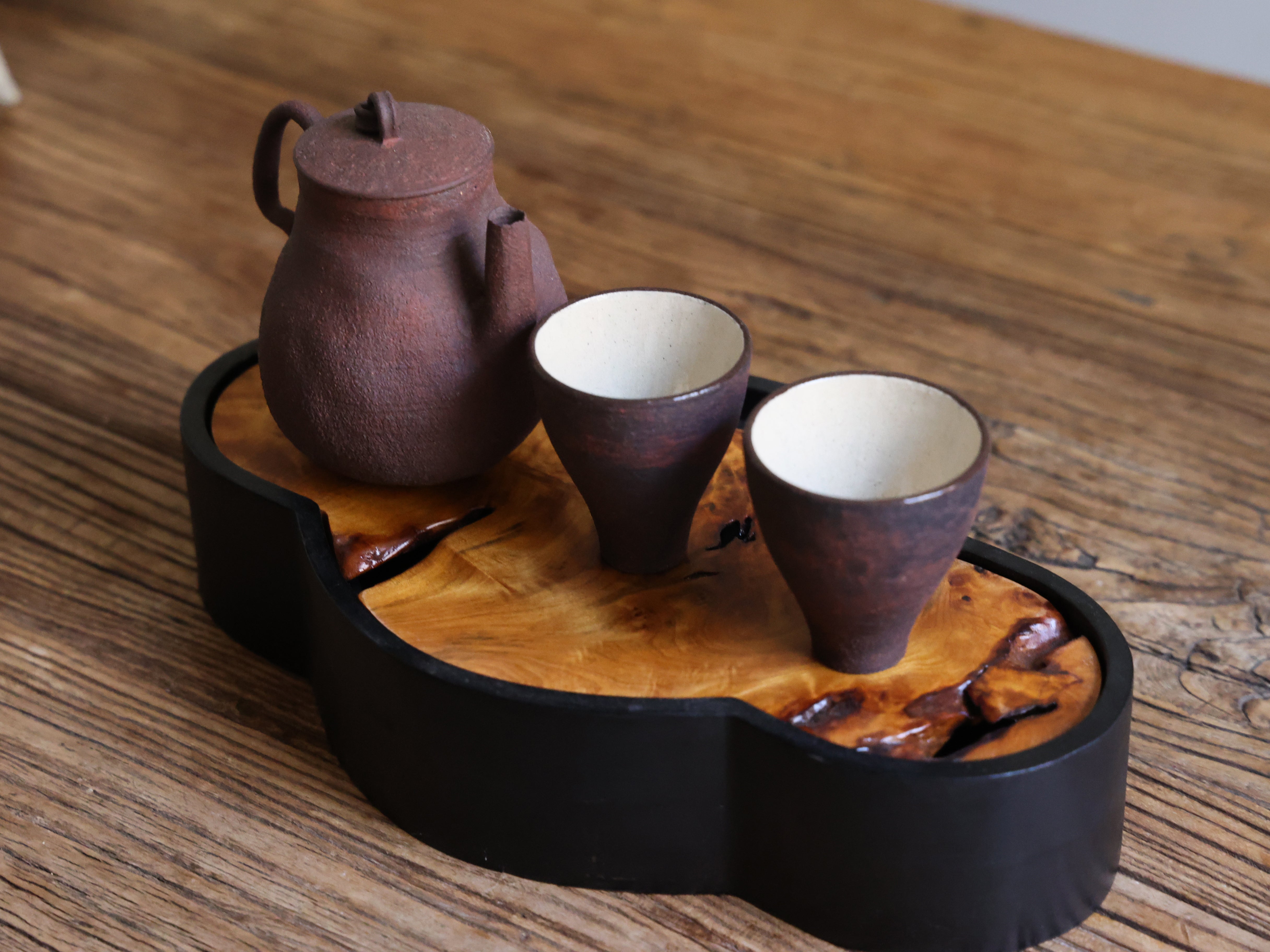 Cloud Wooden Teapot Support