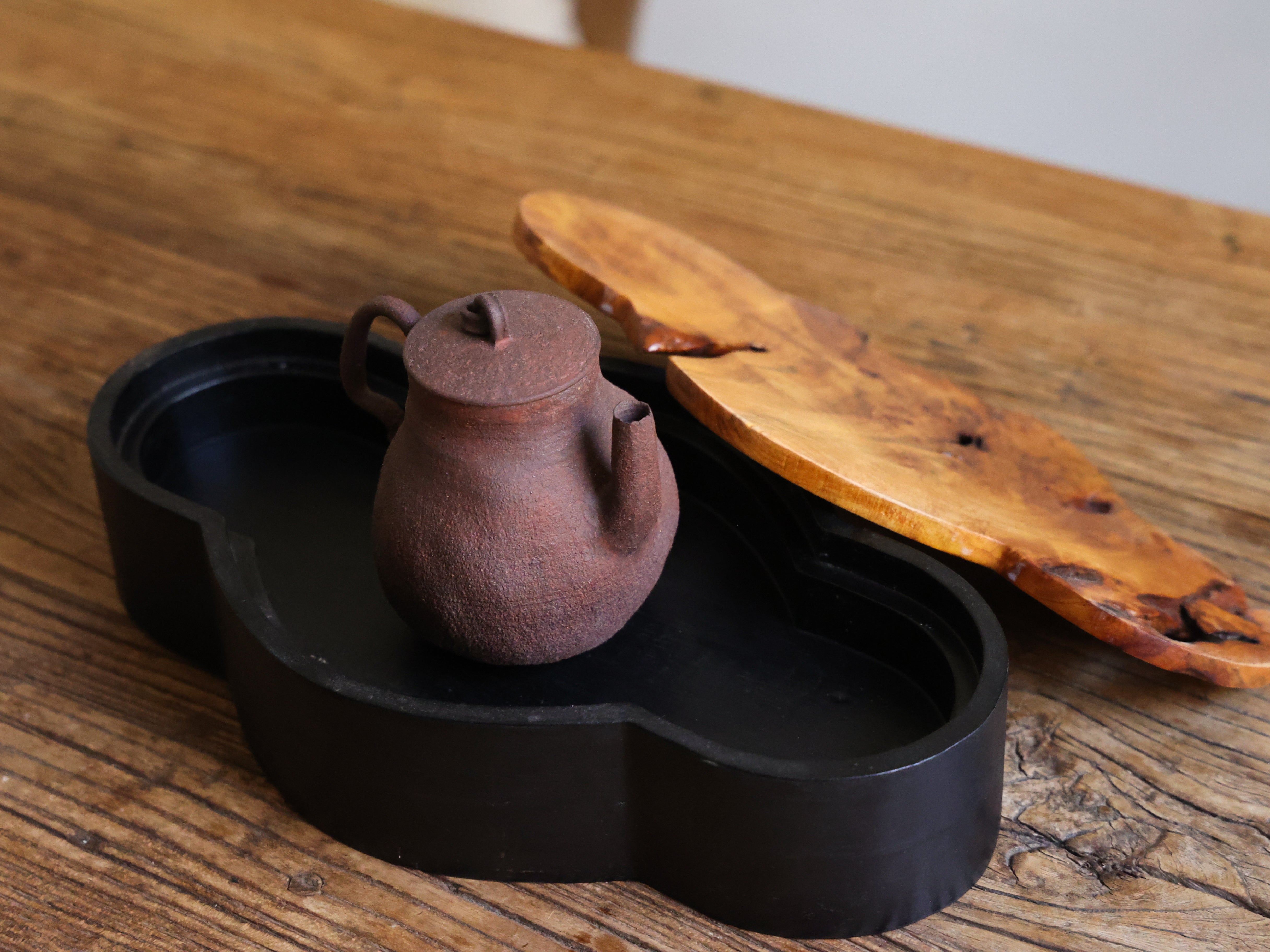 Cloud Wooden Teapot Support