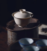 Basic Beige Ceramic Gaiwan