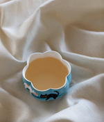 Handpainted Sleeping Cats Pastel Blue Tea Cup - 150ml