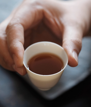 Thin Beige Tea Cup (set of two cups)