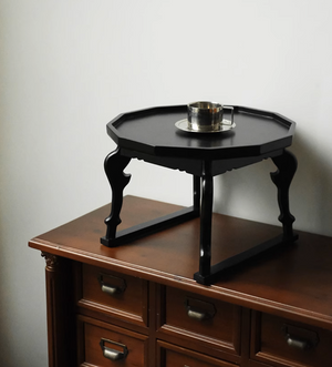 Handmade Traditional Tea Table - Black