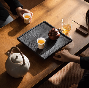 Four Legs Wooden Tea Tray/Table (S)